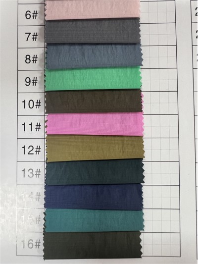 GZ-WT WT2753# Width: 150cm Composition: 100% nylon Weight: 55g/m Original yarn is UV resistant back view